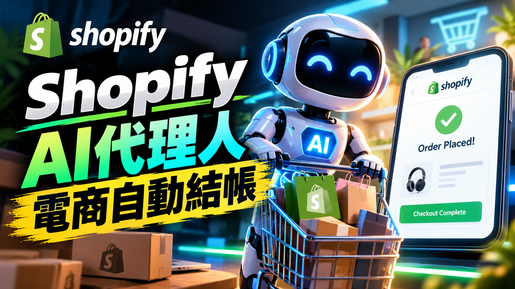 Shopify結帳大解放：AI代理人如何顛覆你的電商購物體驗？