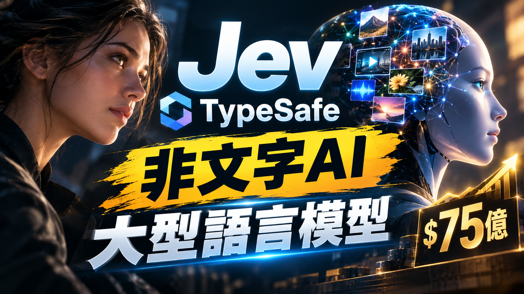 非文字AI模型Jev震撼登場！TypeSafe如何以$75億估值顛覆大型語言模型格局？