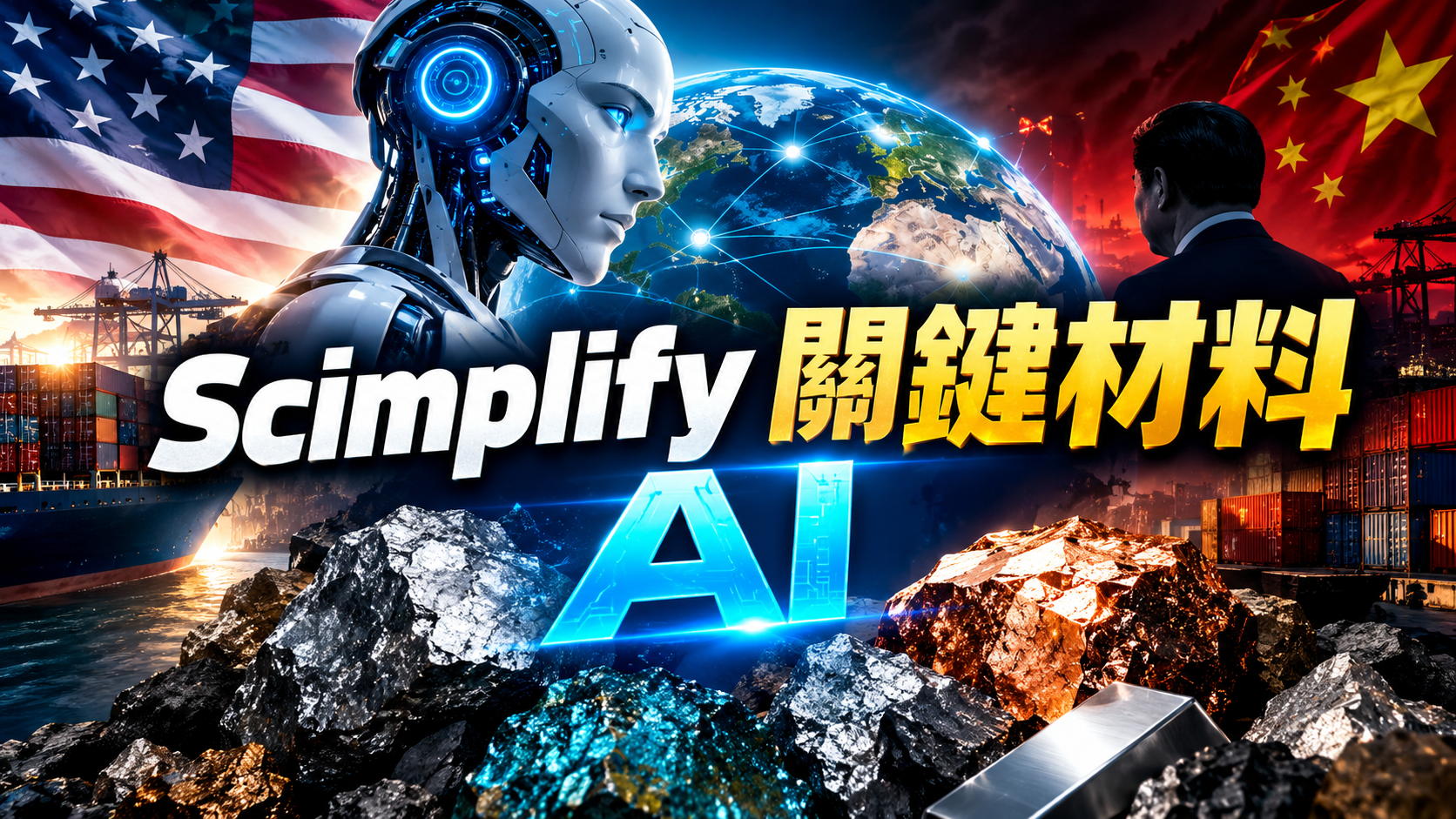 Scimplify 關鍵材料戰略：AI 如何重塑全球供應鏈版圖，挑戰中國霸權？