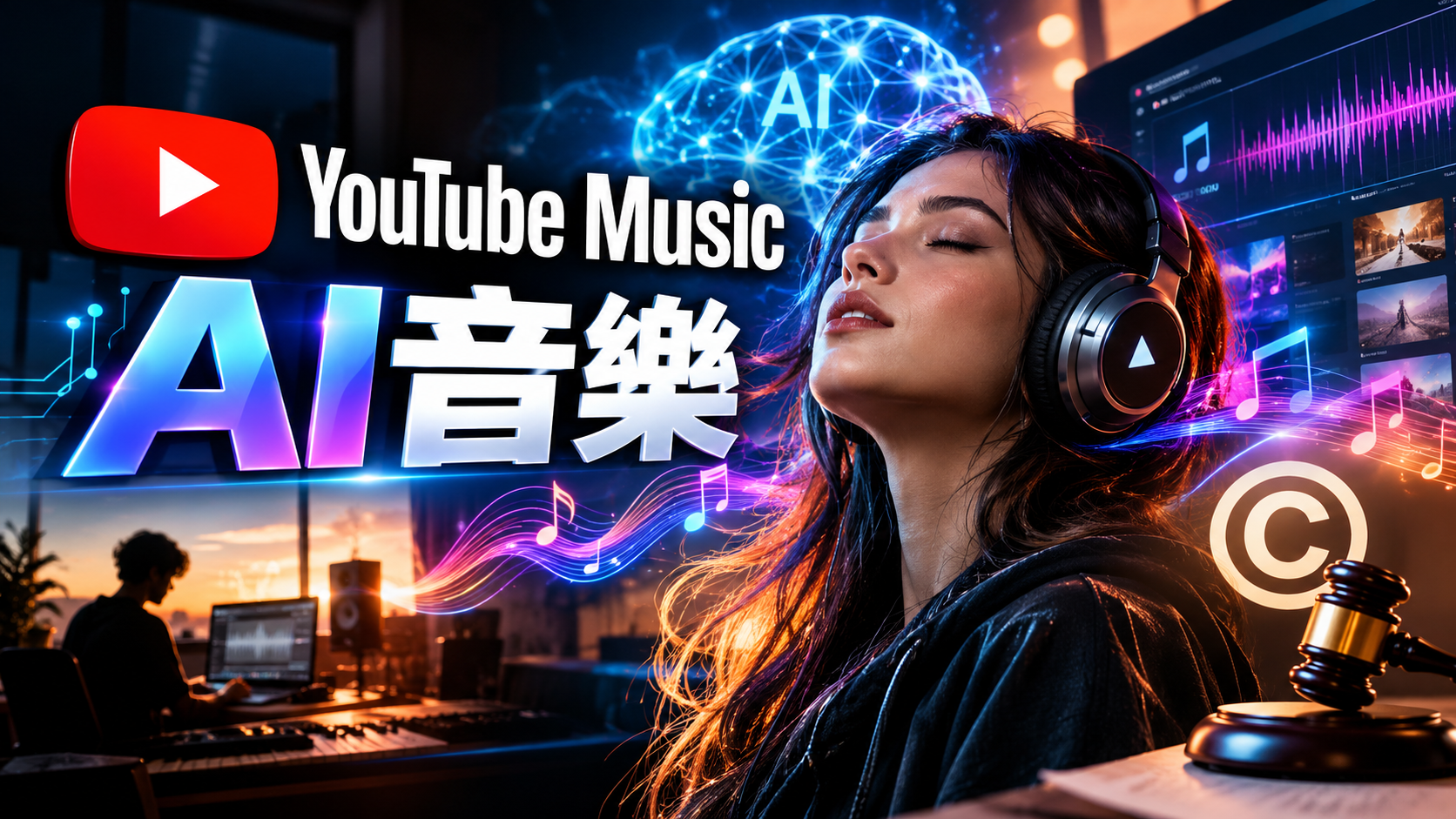 「YouTube Music AI音樂」新標籤解析：串流平台如何應對創作革命與版權挑戰？
