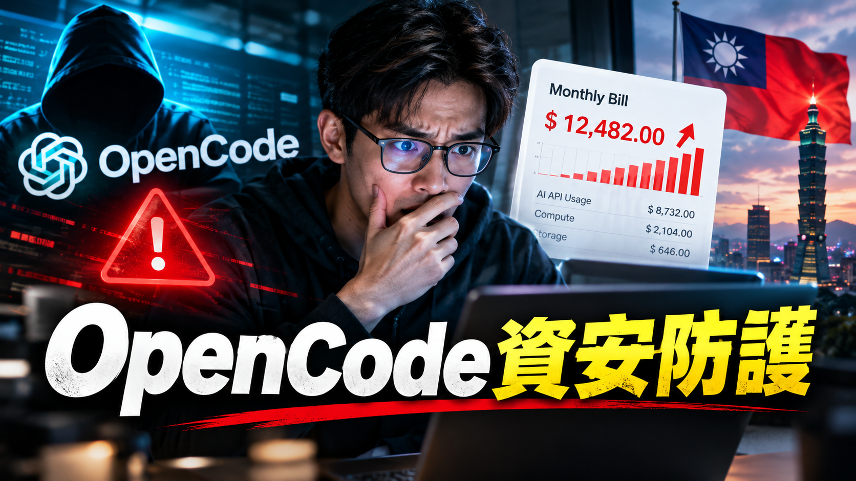 OpenCode資安警報：AI寫程式工具用戶帳單暴增，台灣開發者如何自保？