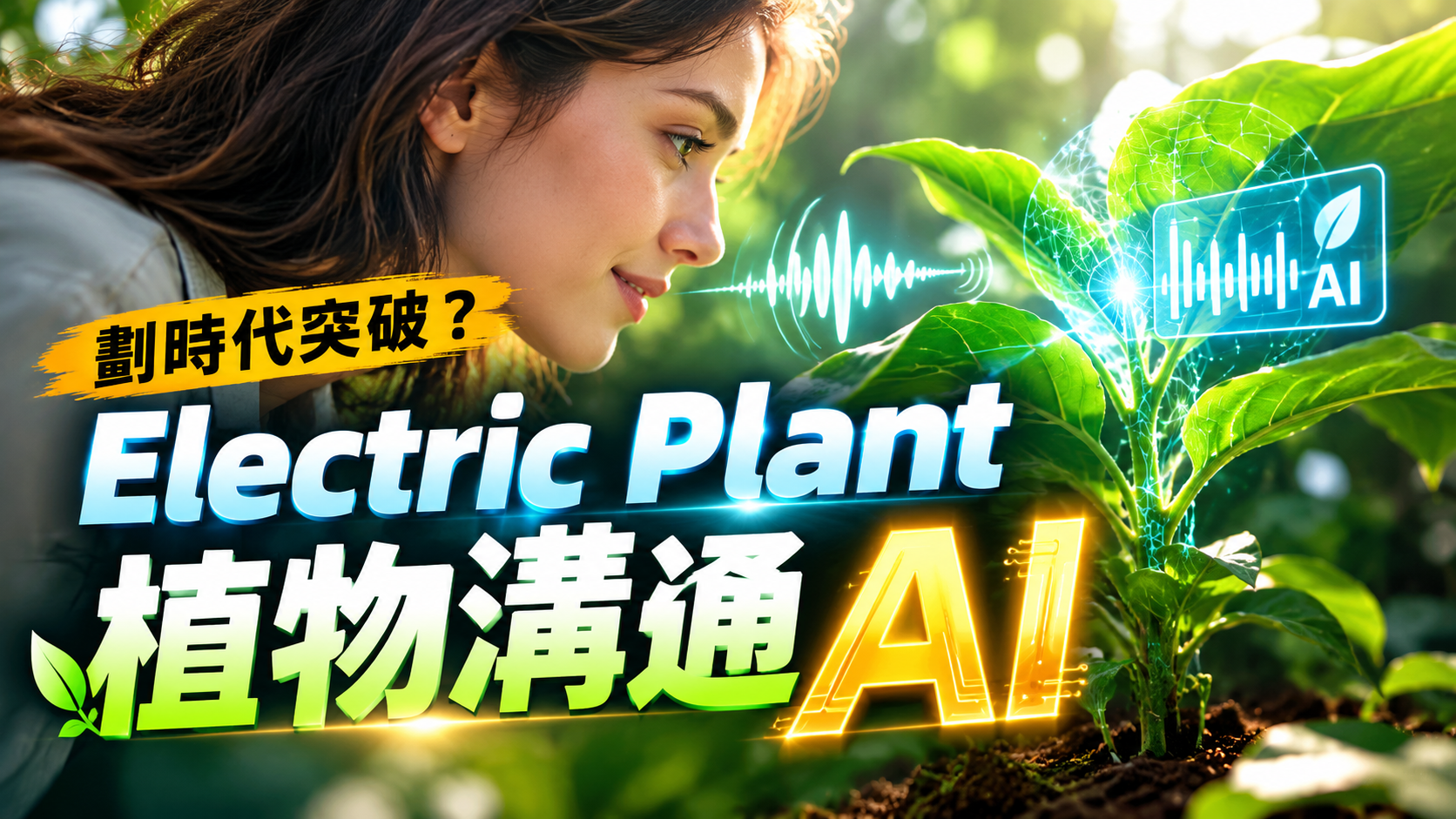 劃時代突破？Electric Plant AI「植物語翻譯機」揭秘：人與植物溝通新紀元