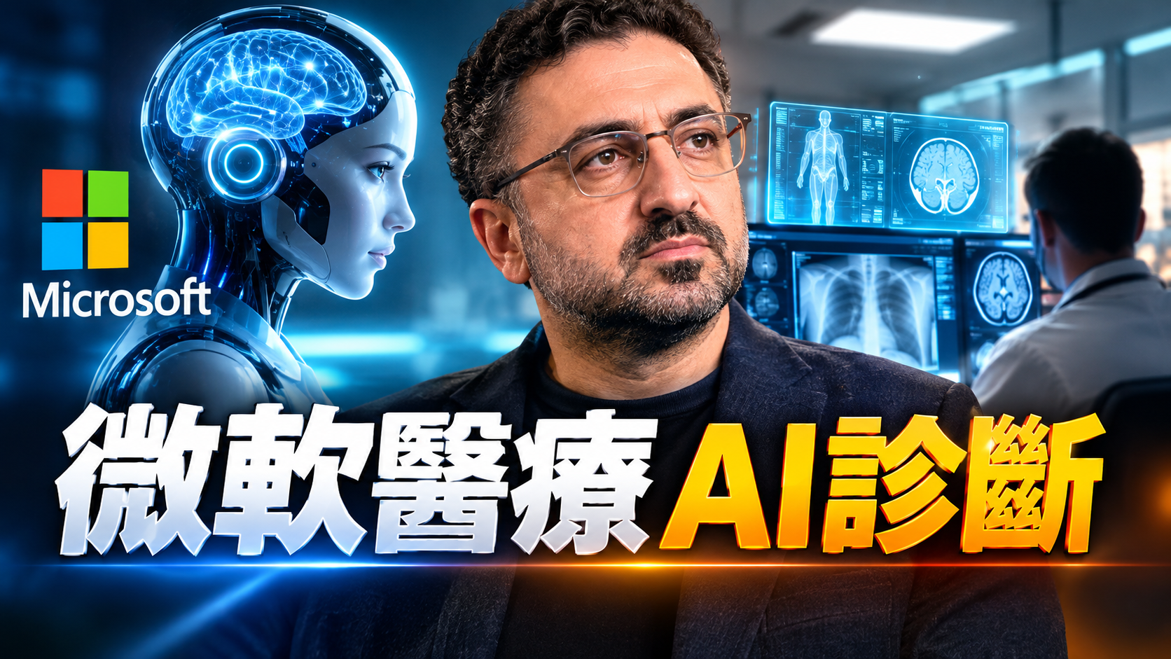微軟AI診斷系統揭秘：Mustafa Suleyman的「醫療超智能」如何挑戰醫師極限？